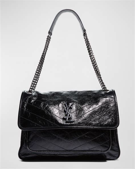 large flap YSL shoulder bag